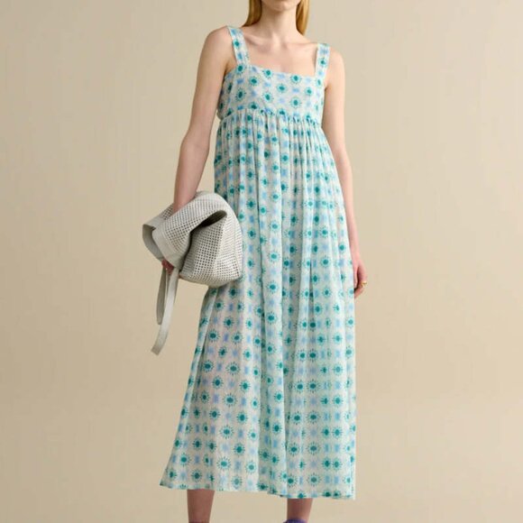 Bellerose Parma Dress Aqua/Green - Picture 3 of 8